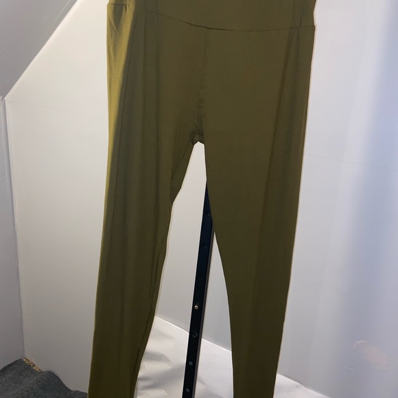 Olive color  Fashion Leggings - Picture 5 of 7